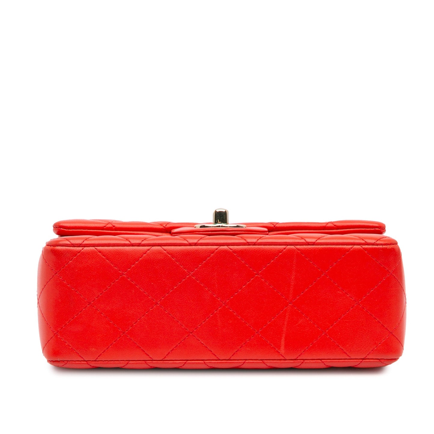 Chanel Sac Mini Rectangular Classic Lambskin Single Flap
