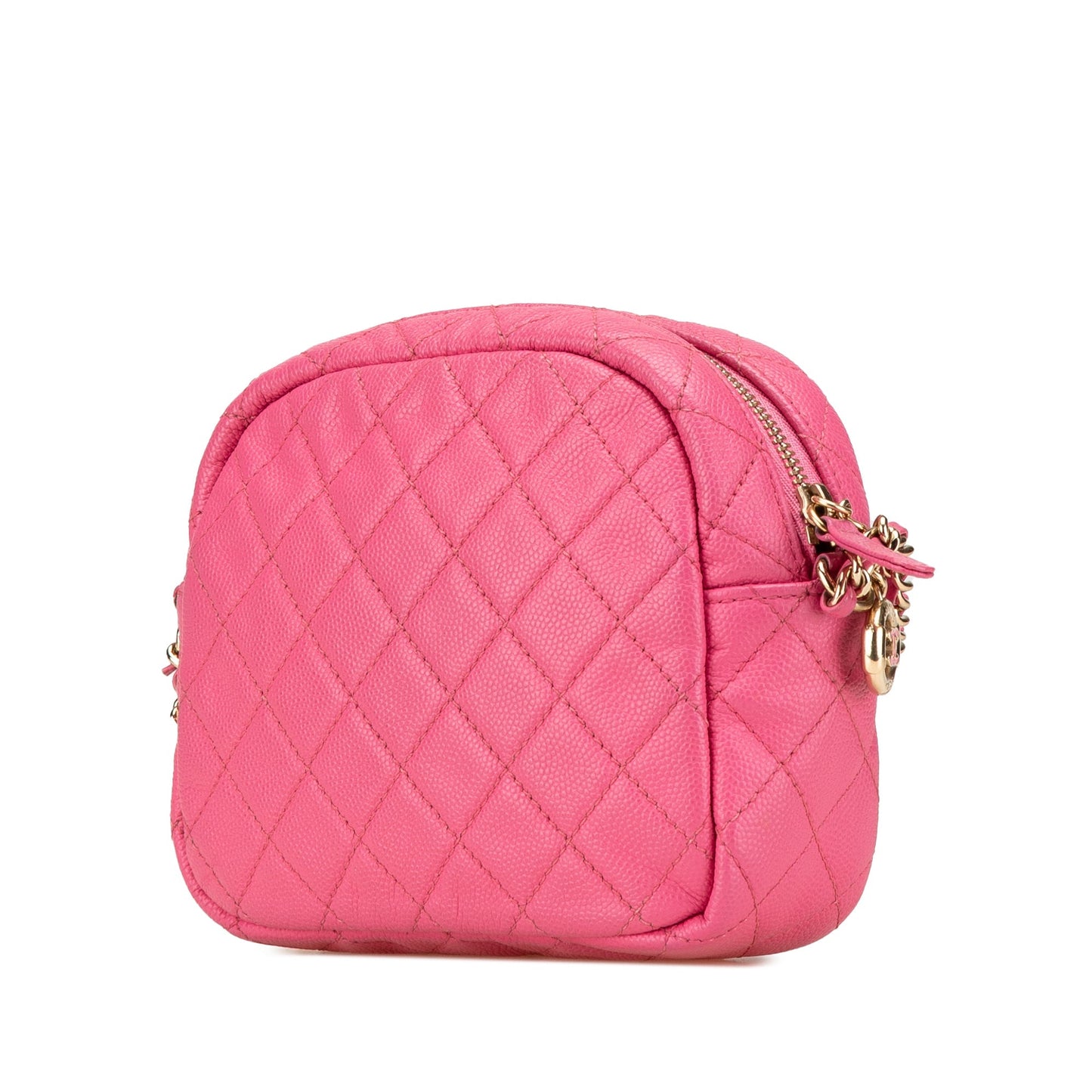 Chanel Sac Quilted Caviar CC Day Camera Bag