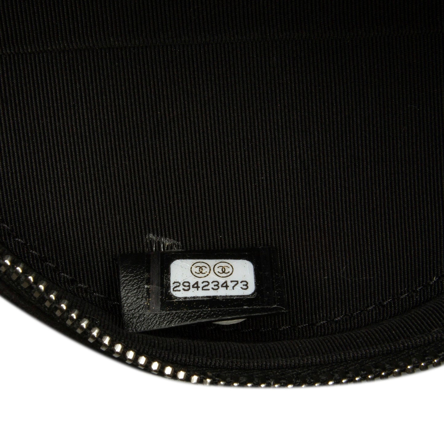 Black Chanel Suede Cocostellar Round Clutch on Chain Crossbody Bag