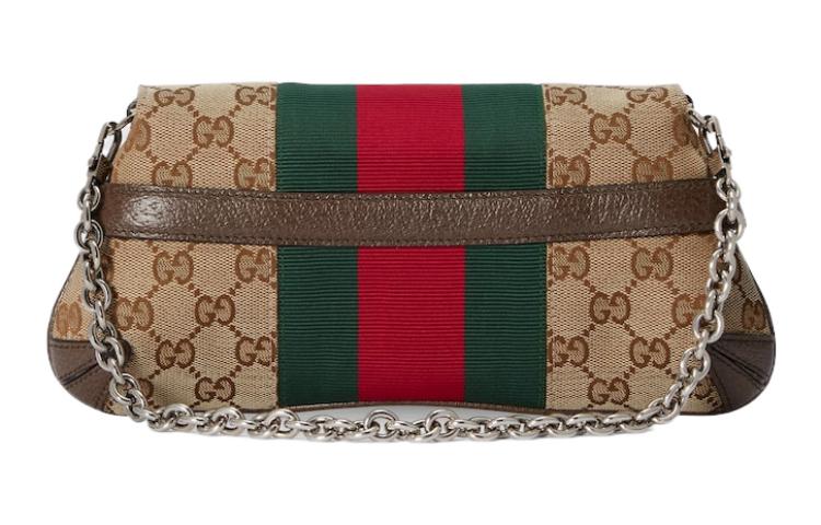 (WMNS) Gucci Horsebit Chain Small Shoulder Bag 'Being Ebony' 764339-FACM2-8747