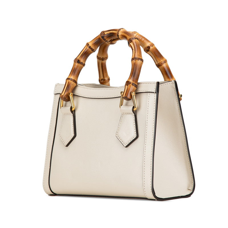Gucci Bamboo Diana Mini Leather Handbag 655661