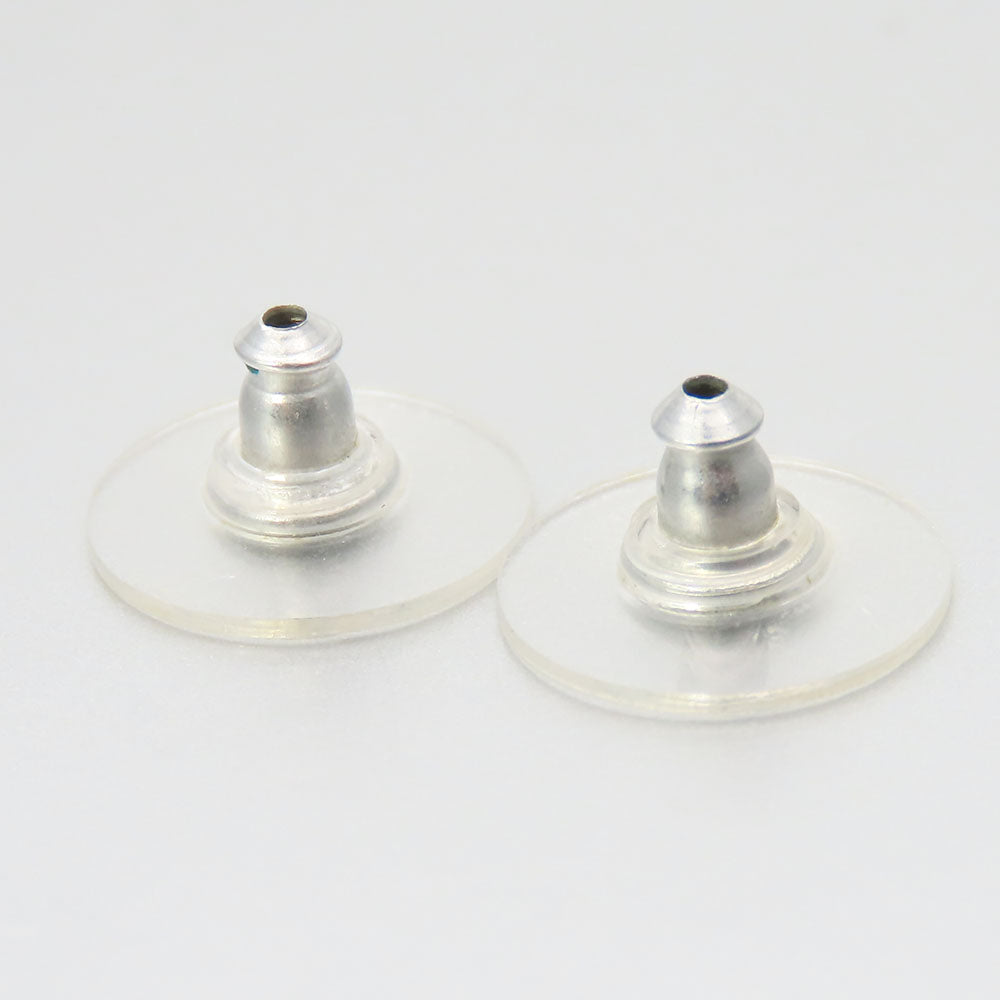 Chanel Coco Mark Metal White Earrings
