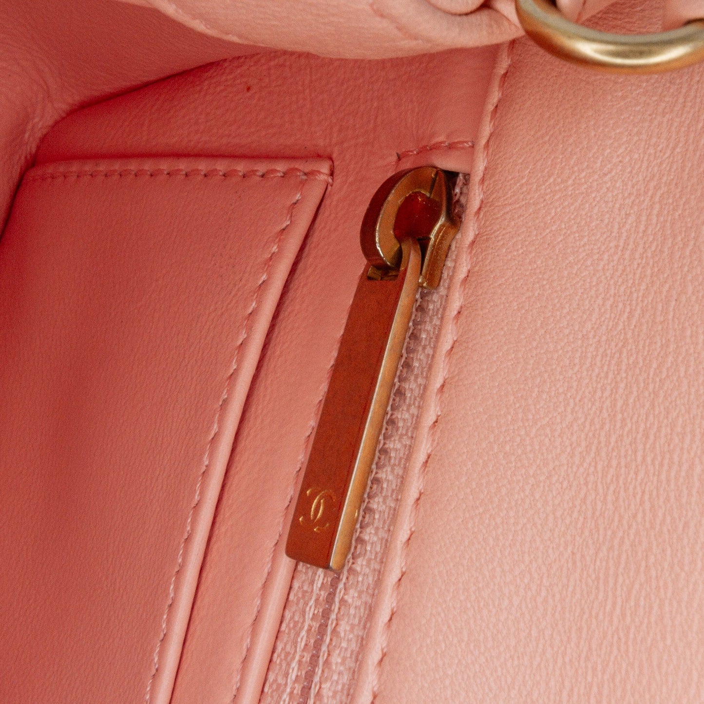 Chanel Sac Mini Rectangular Lambskin Pearl Crush Flap