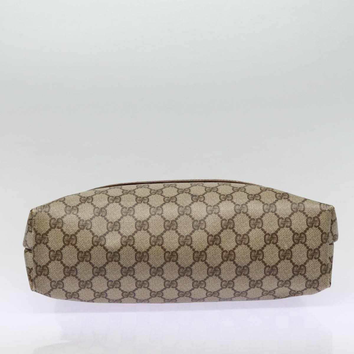 GUCCI GG Supreme Web Sherry Line Tote Bag PVC Beige Red 40 02 003 88155