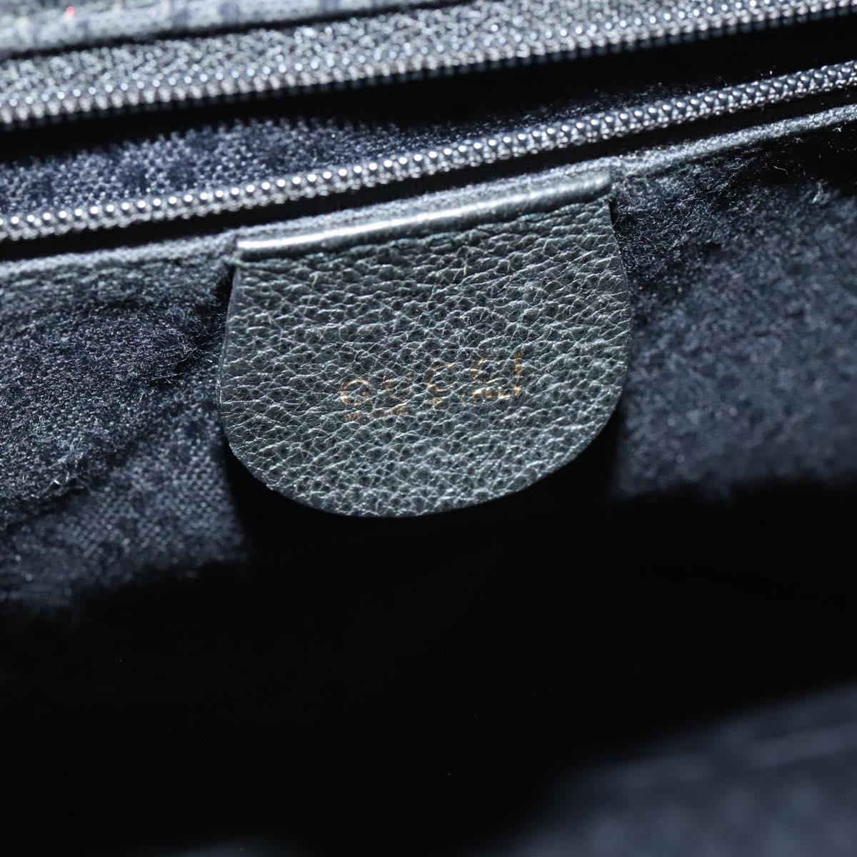 GUCCI Bamboo Backpack Suede Black Gold 003 58 0016 88180