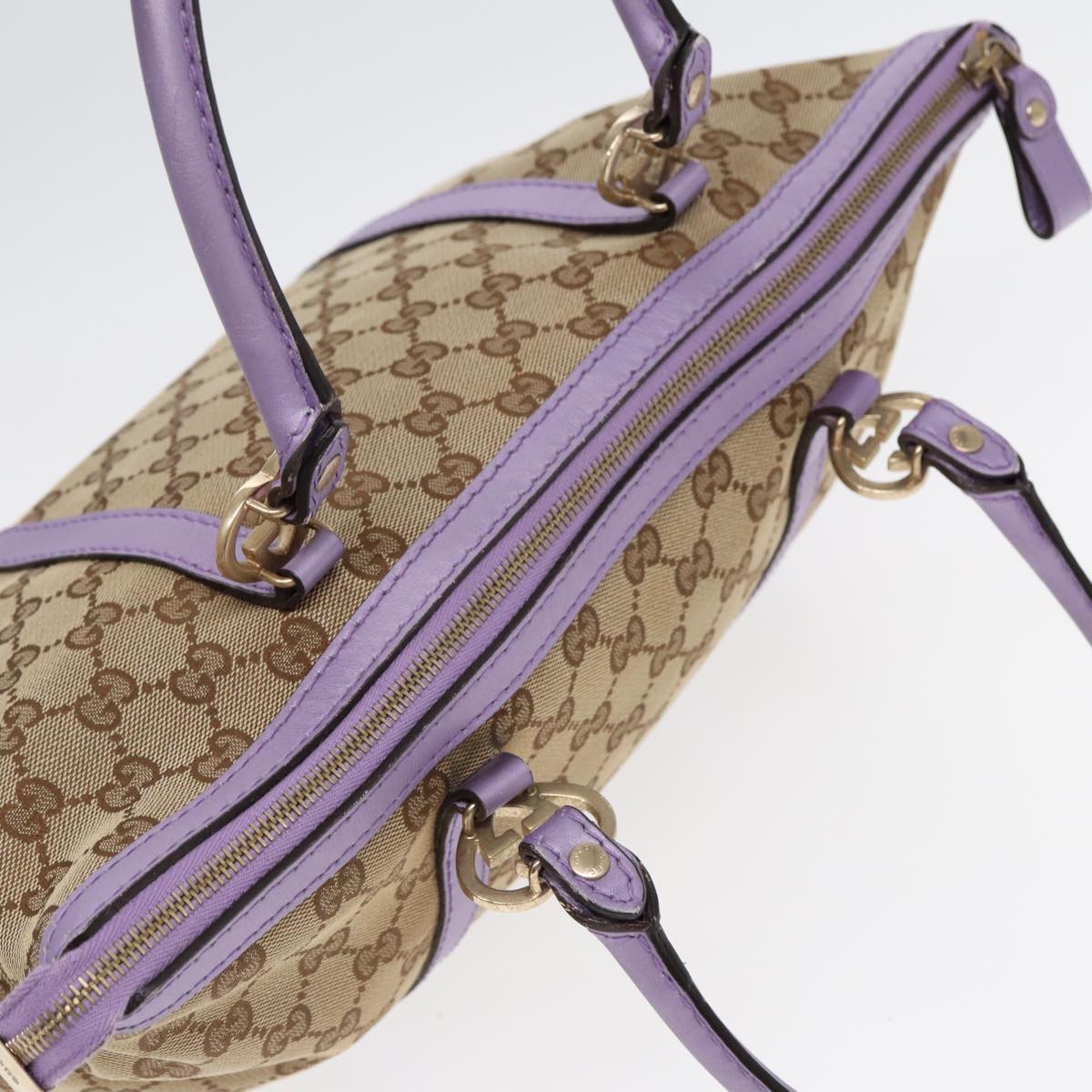 GUCCI GG Canvas Tote Bag Beige Gold 257069 88424