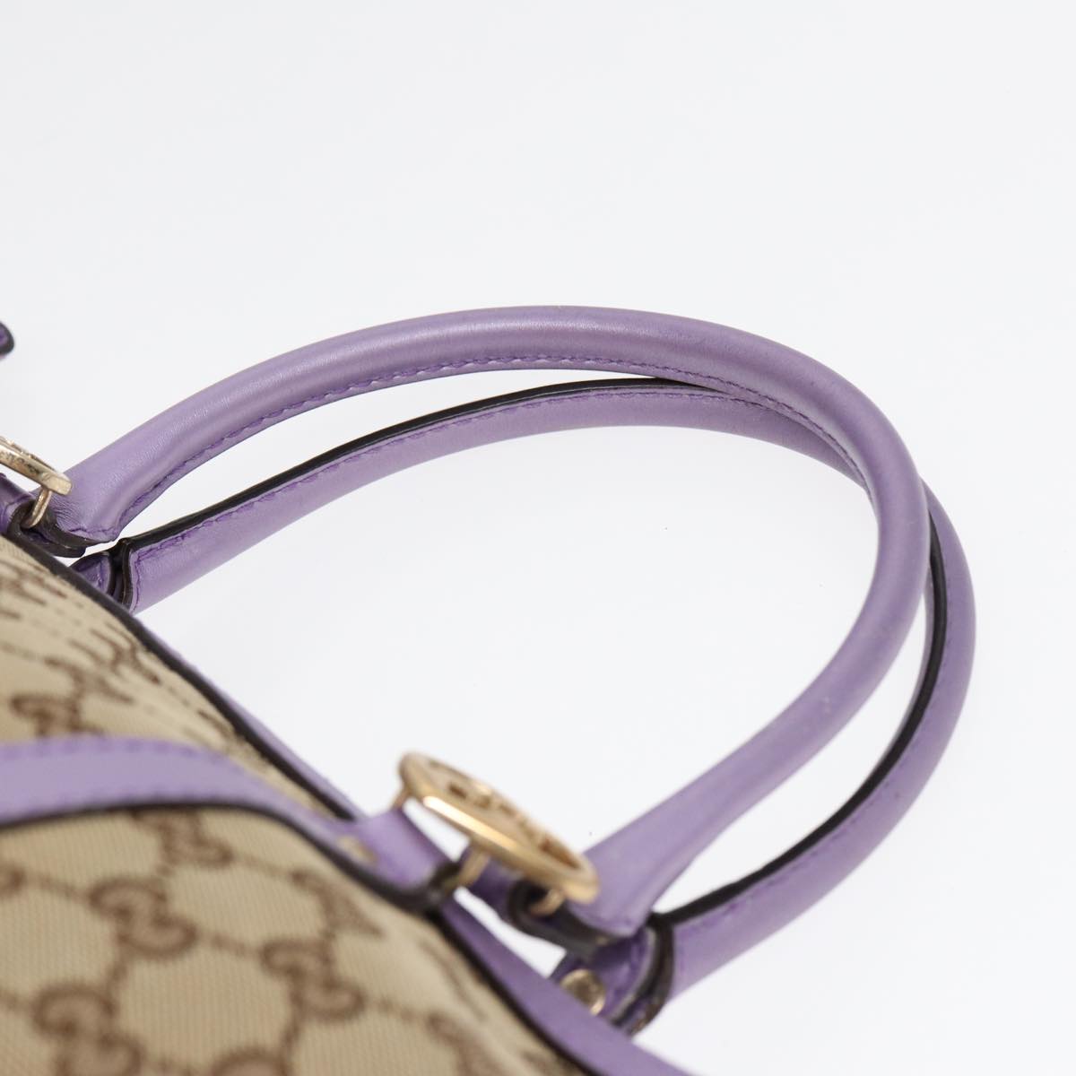 GUCCI GG Canvas Tote Bag Beige Gold 257069 88424