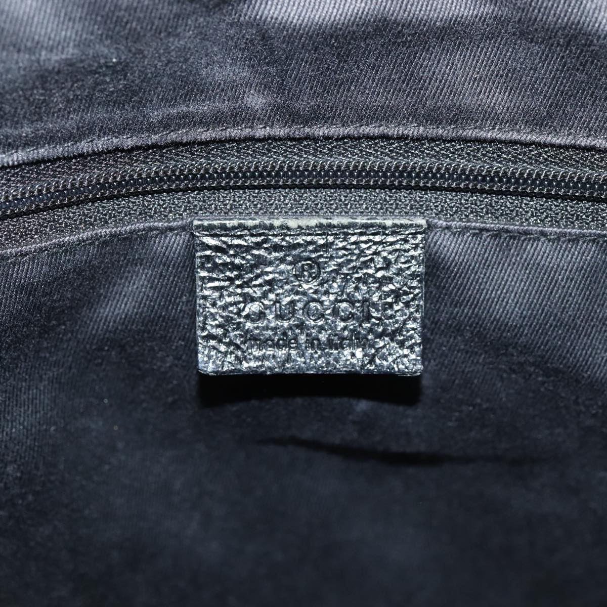 GUCCI GG Canvas Tote Bag Black 113017 88660