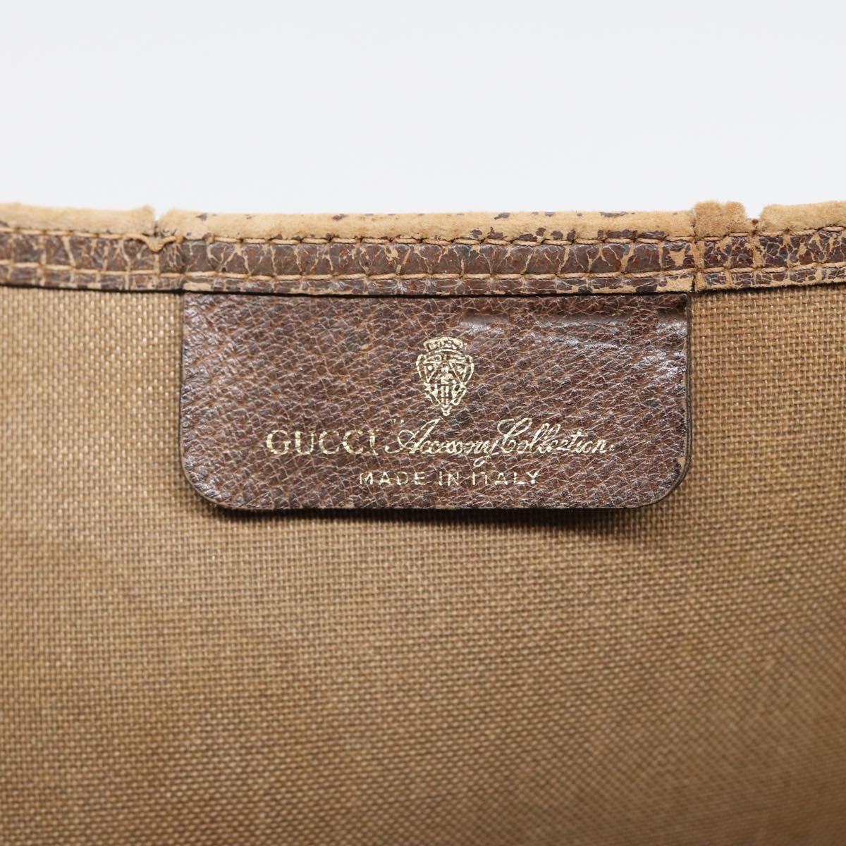 GUCCI GG Supreme Web Sherry Line Tote Bag PVC Beige Gold 39 02 003 88693