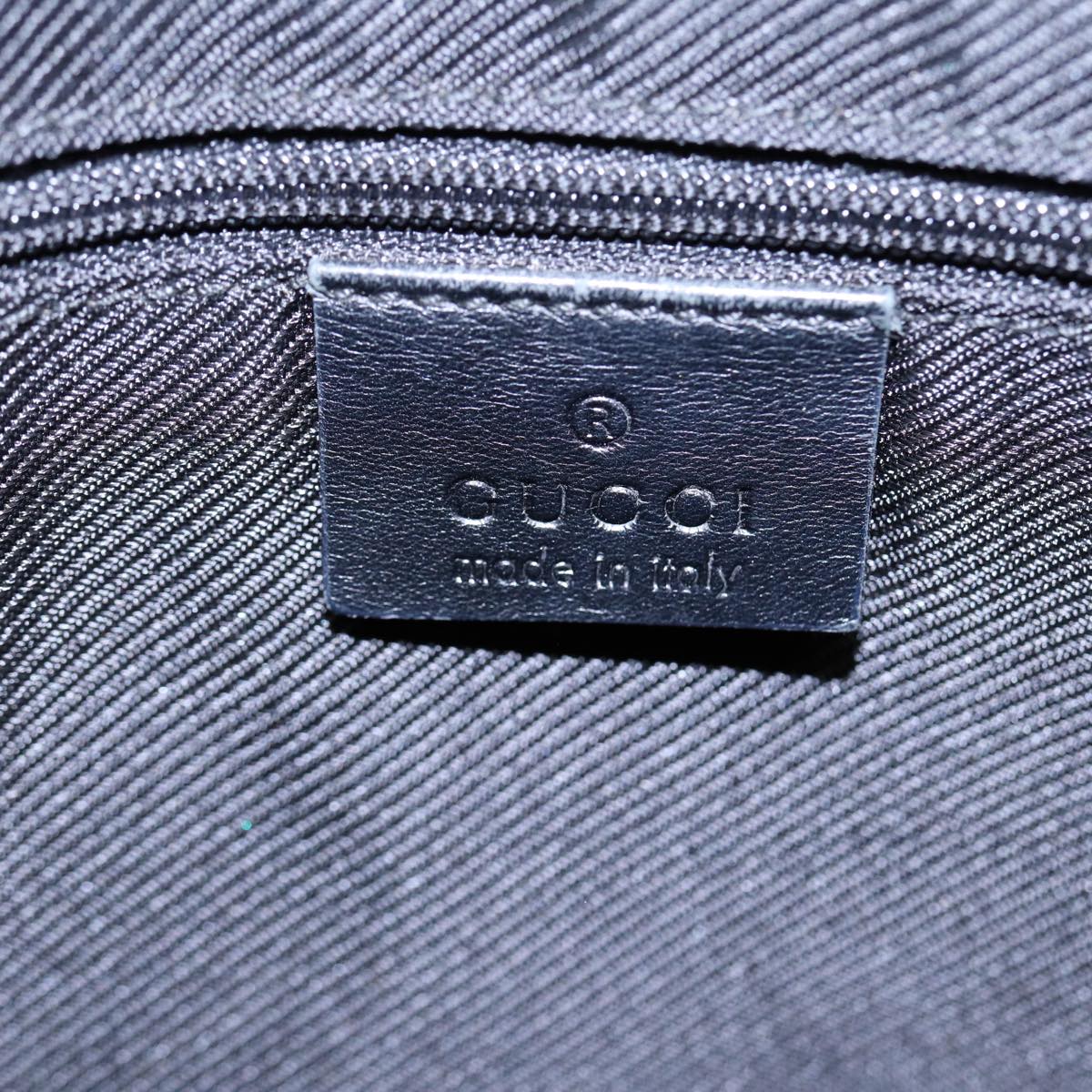 GUCCI GG Canvas Tote Bag Black Gold 88788