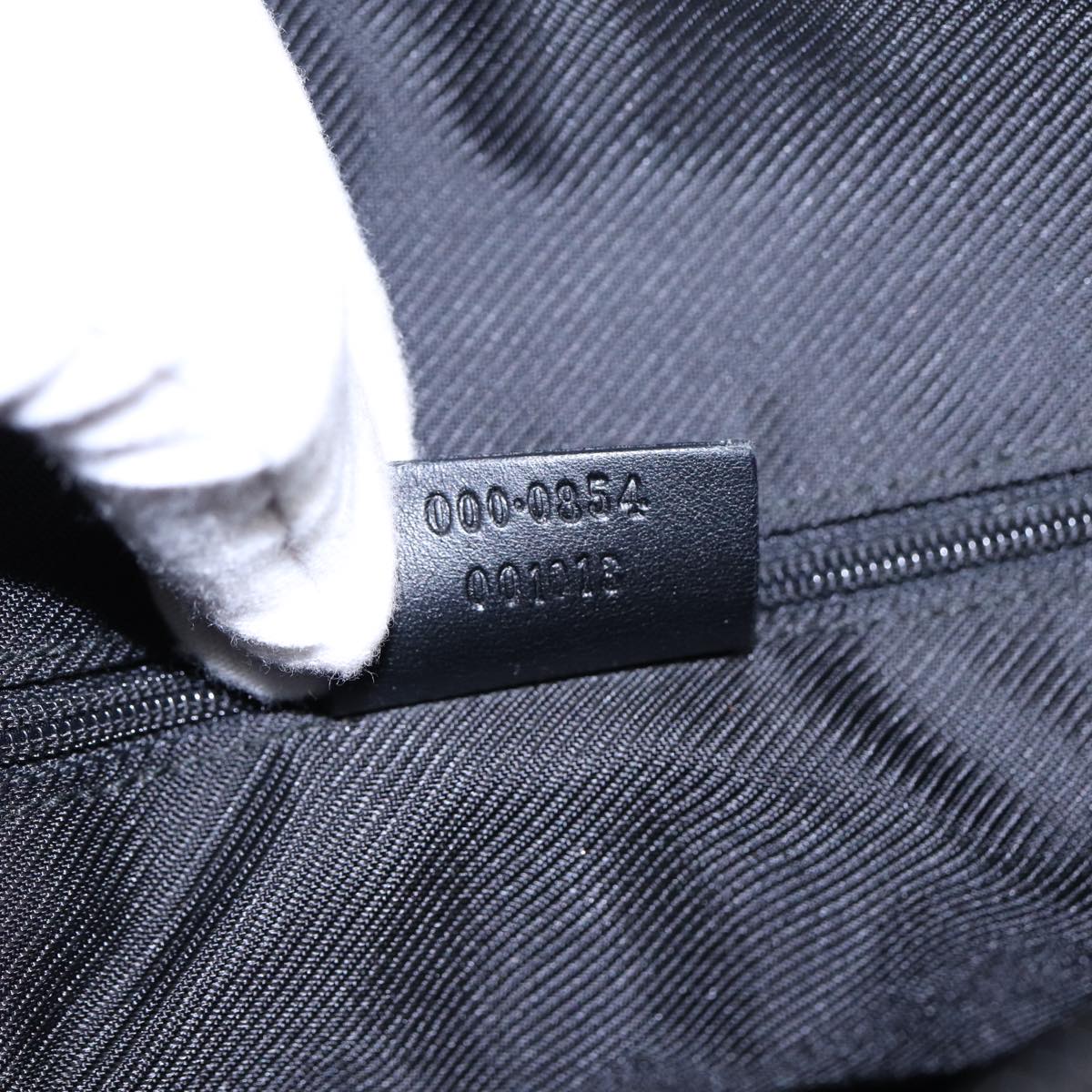 GUCCI GG Canvas Tote Bag Black Gold 88788