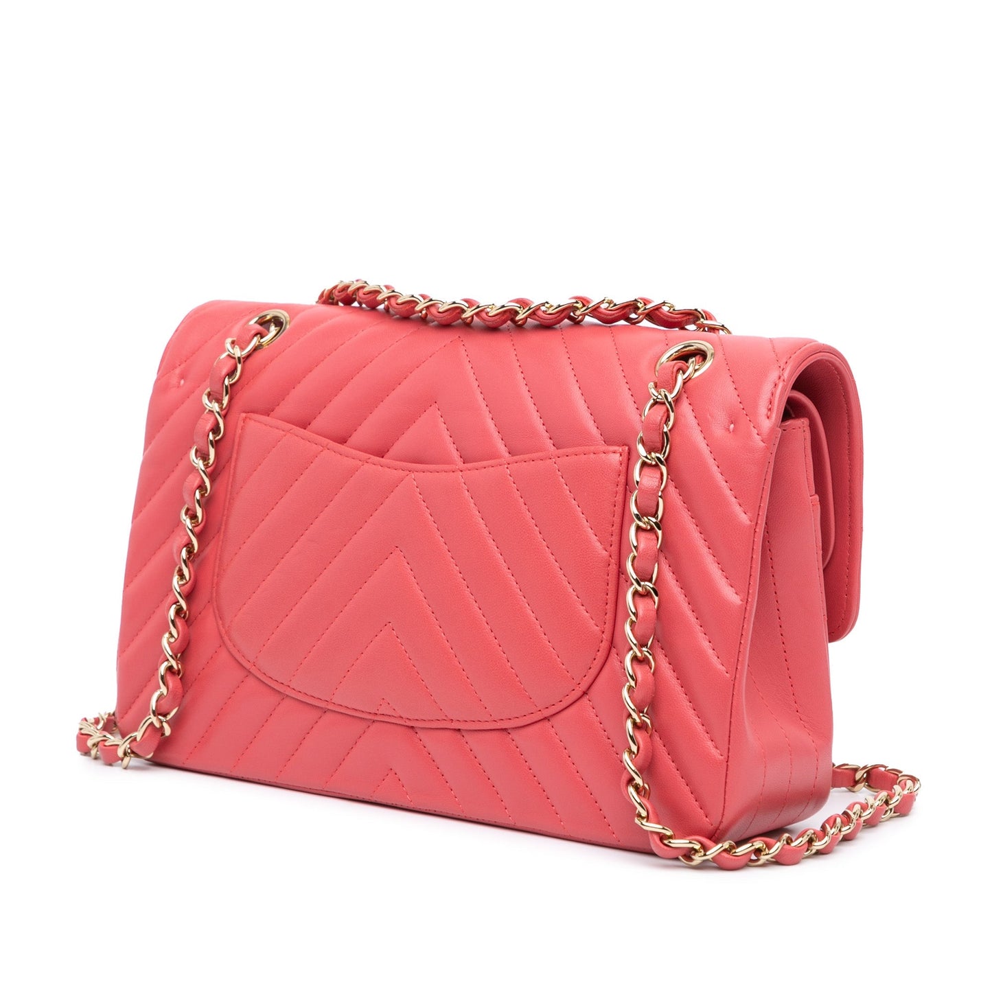 Chanel Sac Medium Classic Chevron Lambskin Double Flap