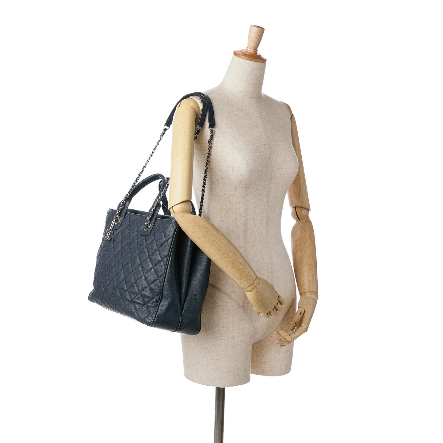 Chanel Sac Large Quilted Caviar Urban Companion Tote