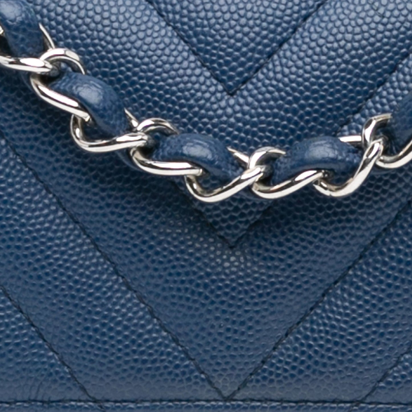 Chanel Sac Mini Rectangular Classic Chevron Caviar Single Flap
