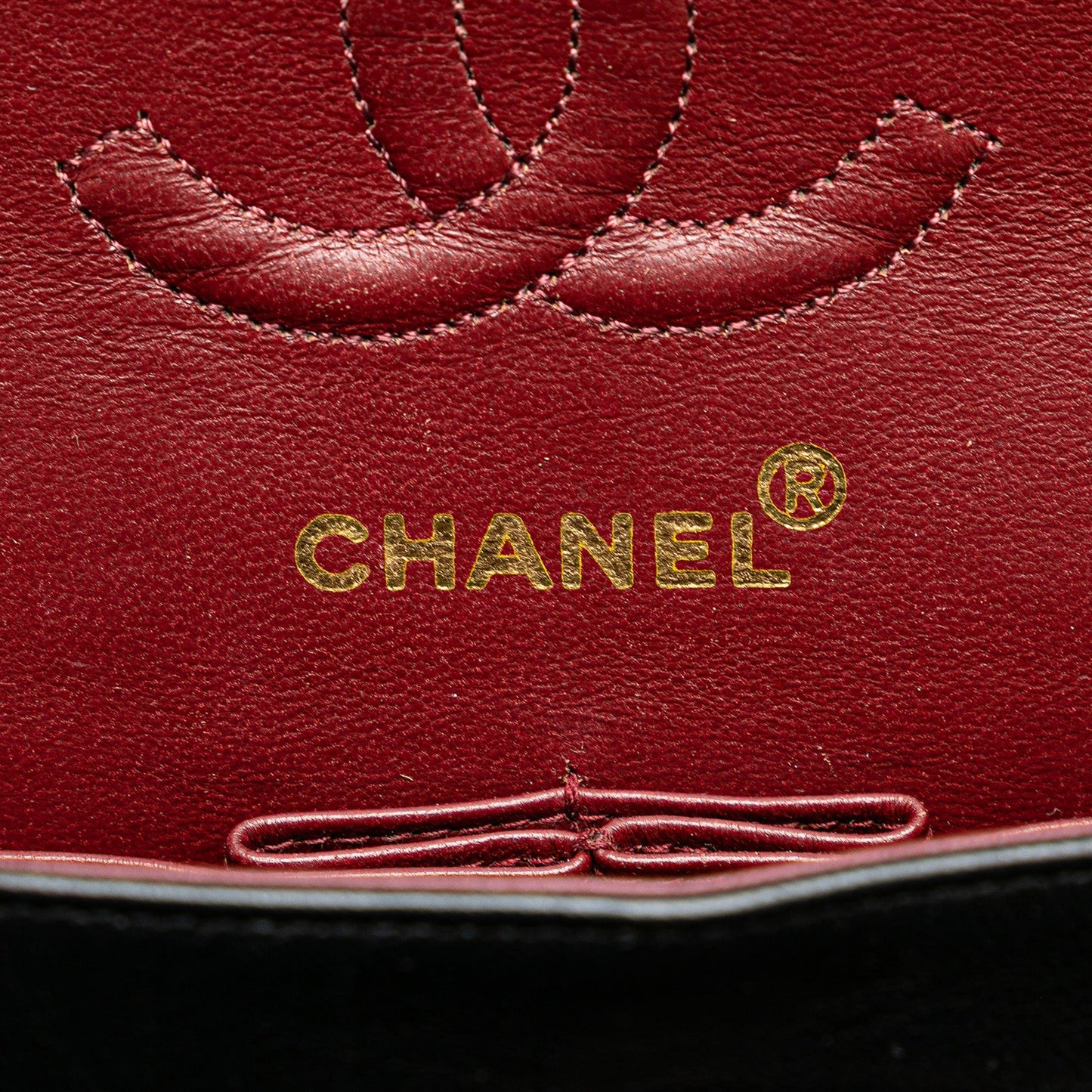 Black Chanel Small Classic Lambskin Double Flap Shoulder Bag