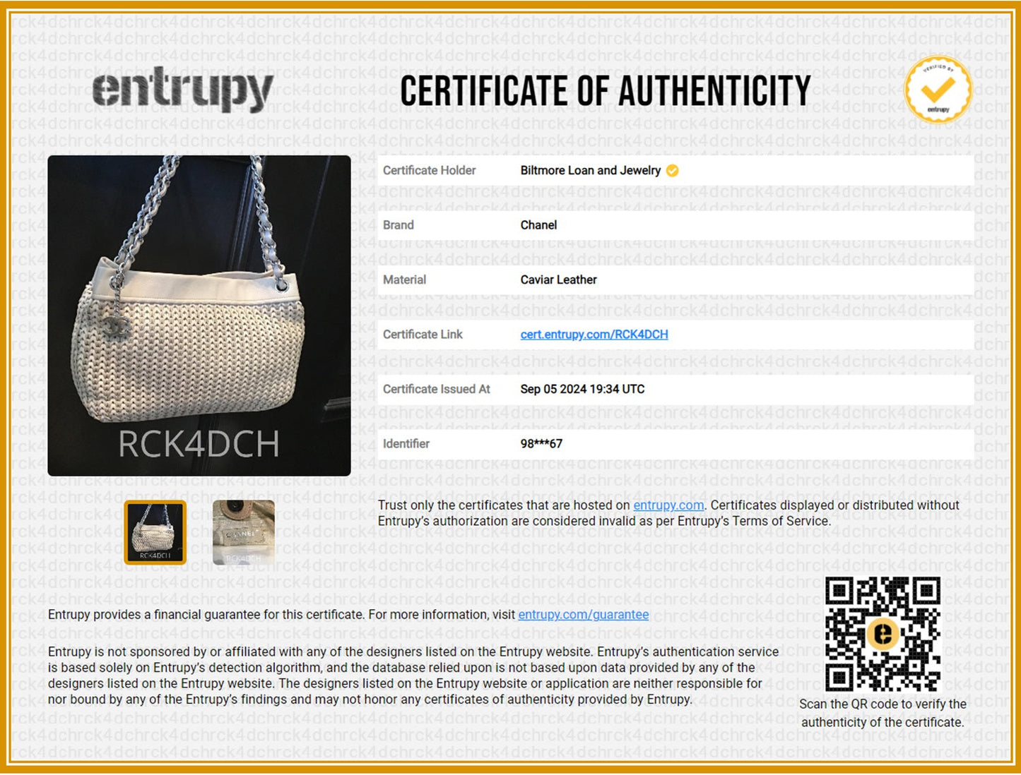 Chanel Vintage CC Charm Beige Woven Leather Tote