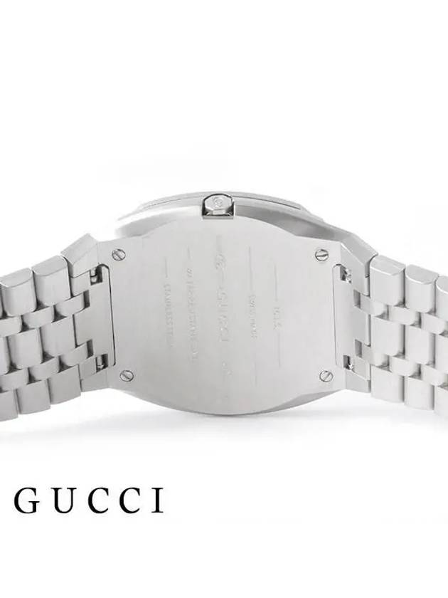 Gucci 25H Quartz Metal Watch Silver