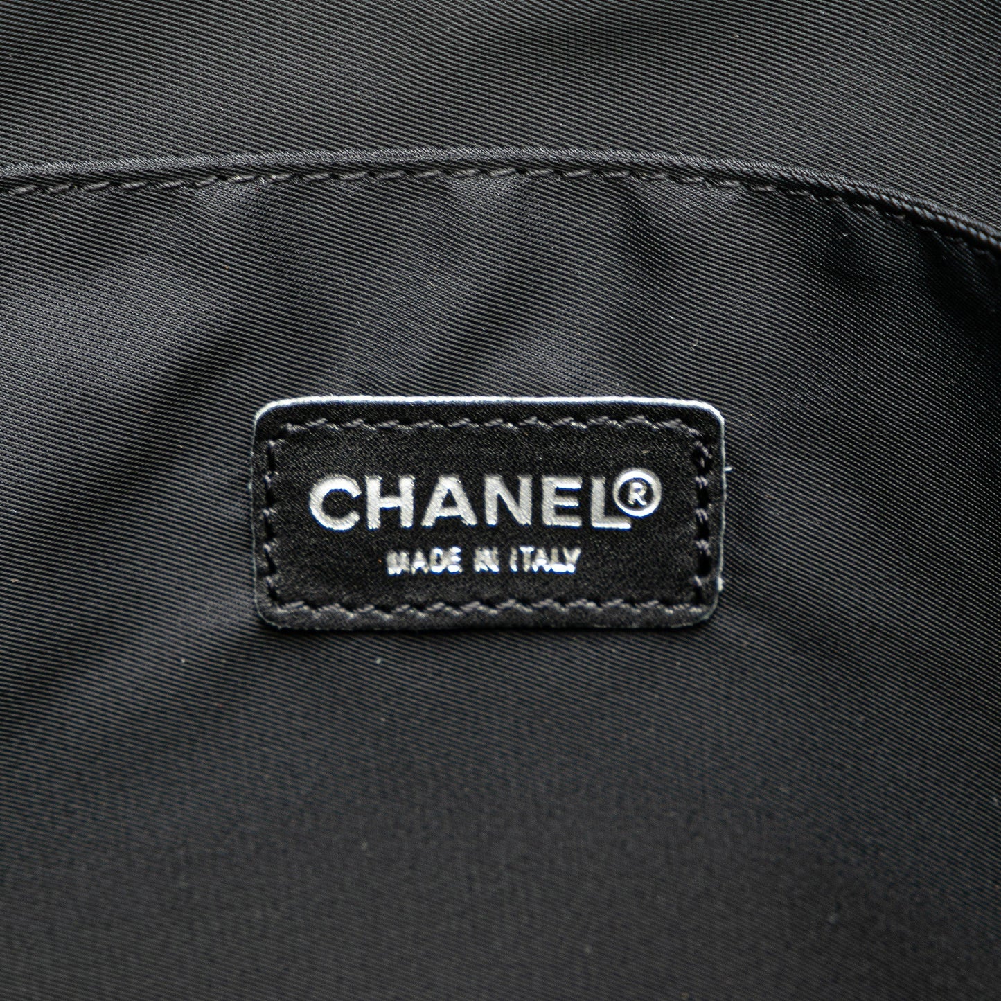 Black Chanel New Travel Line Business Bag