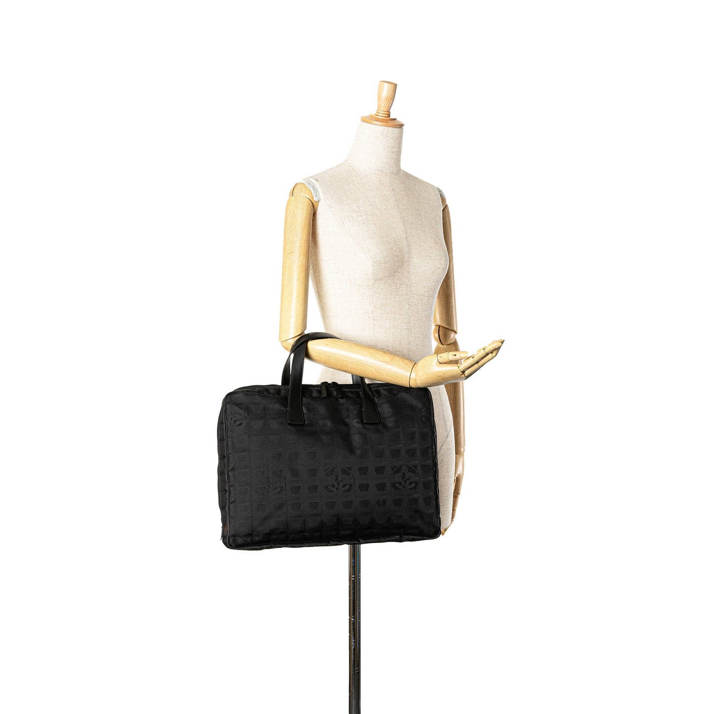 Black Chanel New Travel Line Business Bag