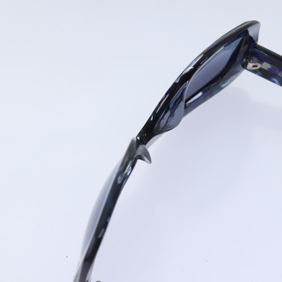 CHANEL Sunglasses plastic Navy Blue CC 93459