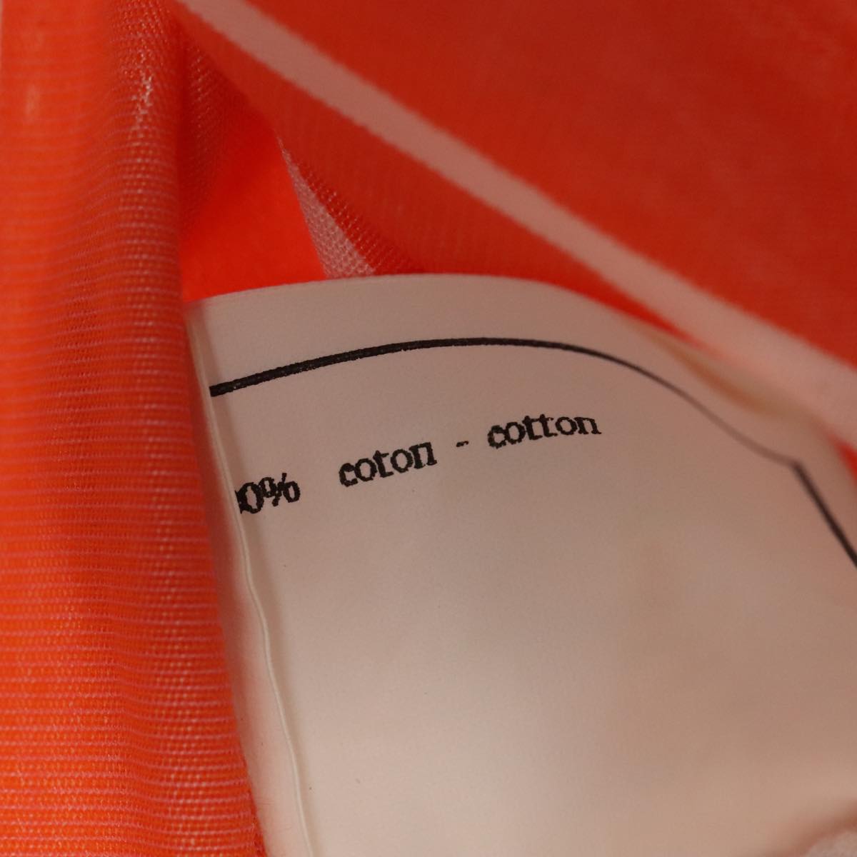 CHANEL Shirt Cotton Orange CC 94245A
