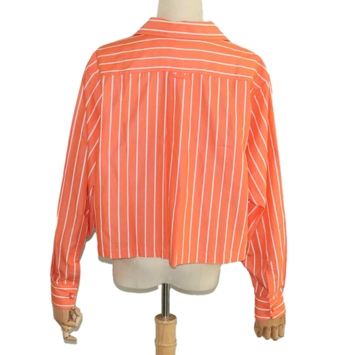 CHANEL Shirt Cotton Orange CC 94245A