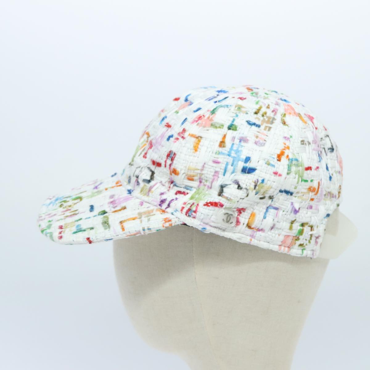 CHANEL Cap Tweed M Multicolor CC 94826A