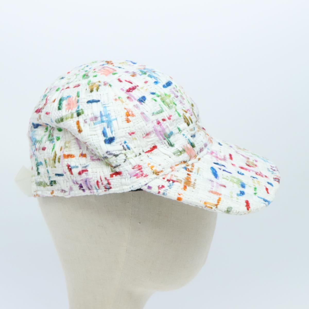 CHANEL Cap Tweed M Multicolor CC 94826A
