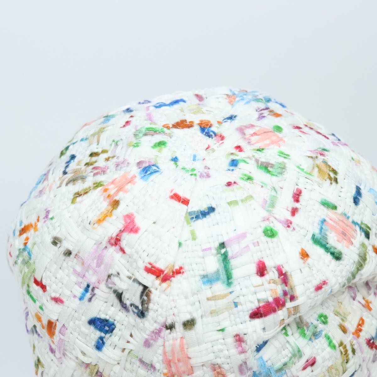 CHANEL Cap Tweed M Multicolor CC 94826A