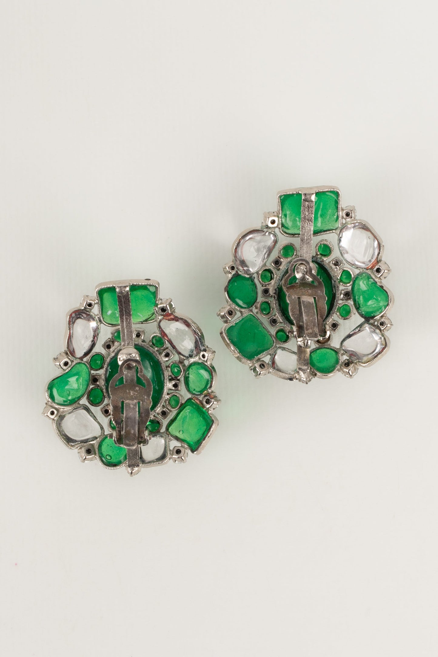 Boucles d'oreilles Gripoix pour Chanel