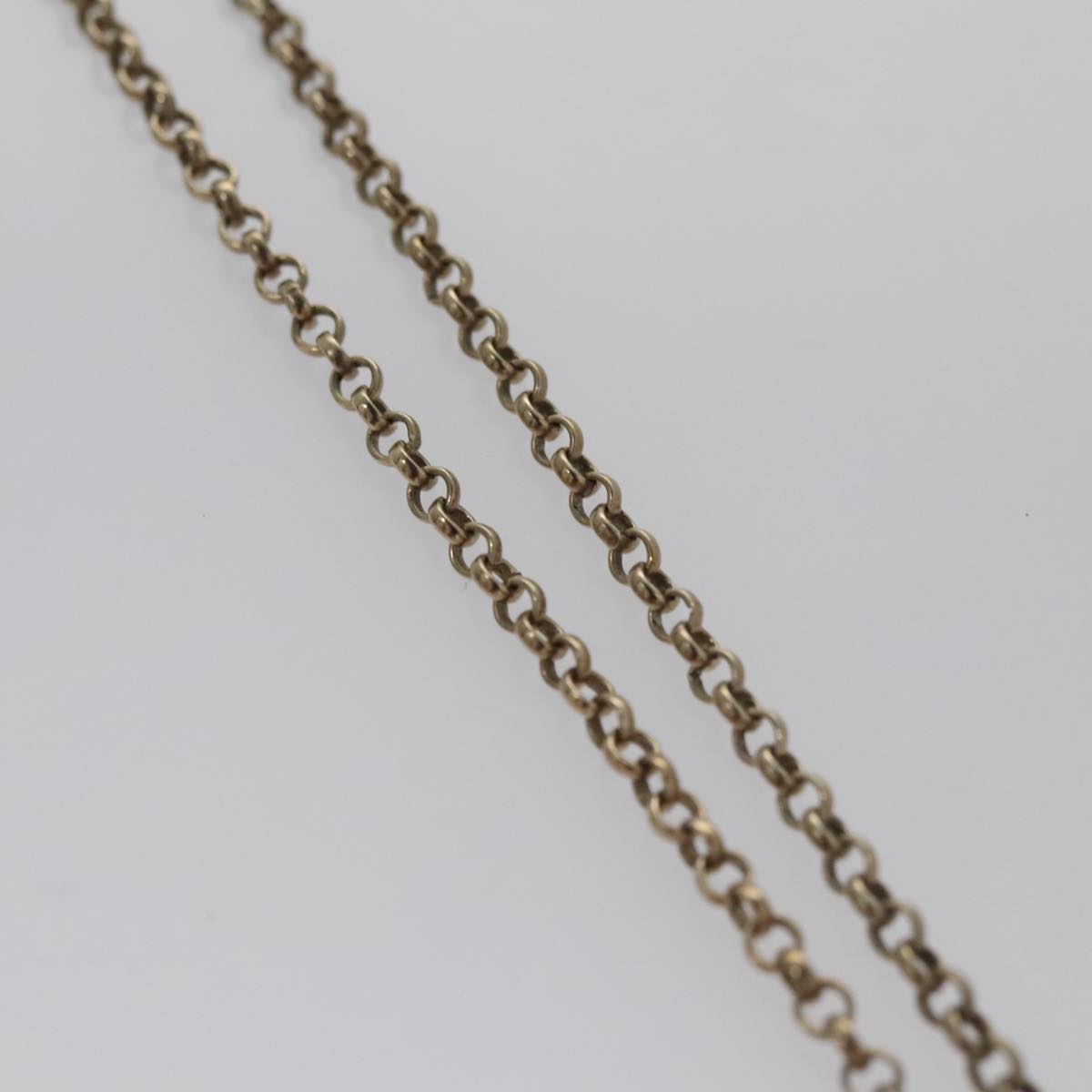 CHANEL Necklace metal Light Blue CC 96804