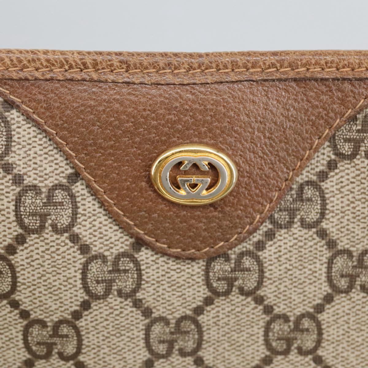 GUCCI GG Supreme Tote Bag PVC Leather Beige Gold 40 02 998 97520