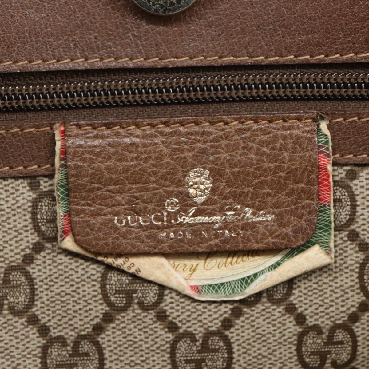 GUCCI GG Supreme Tote Bag PVC Leather Beige Gold 40 02 998 97520