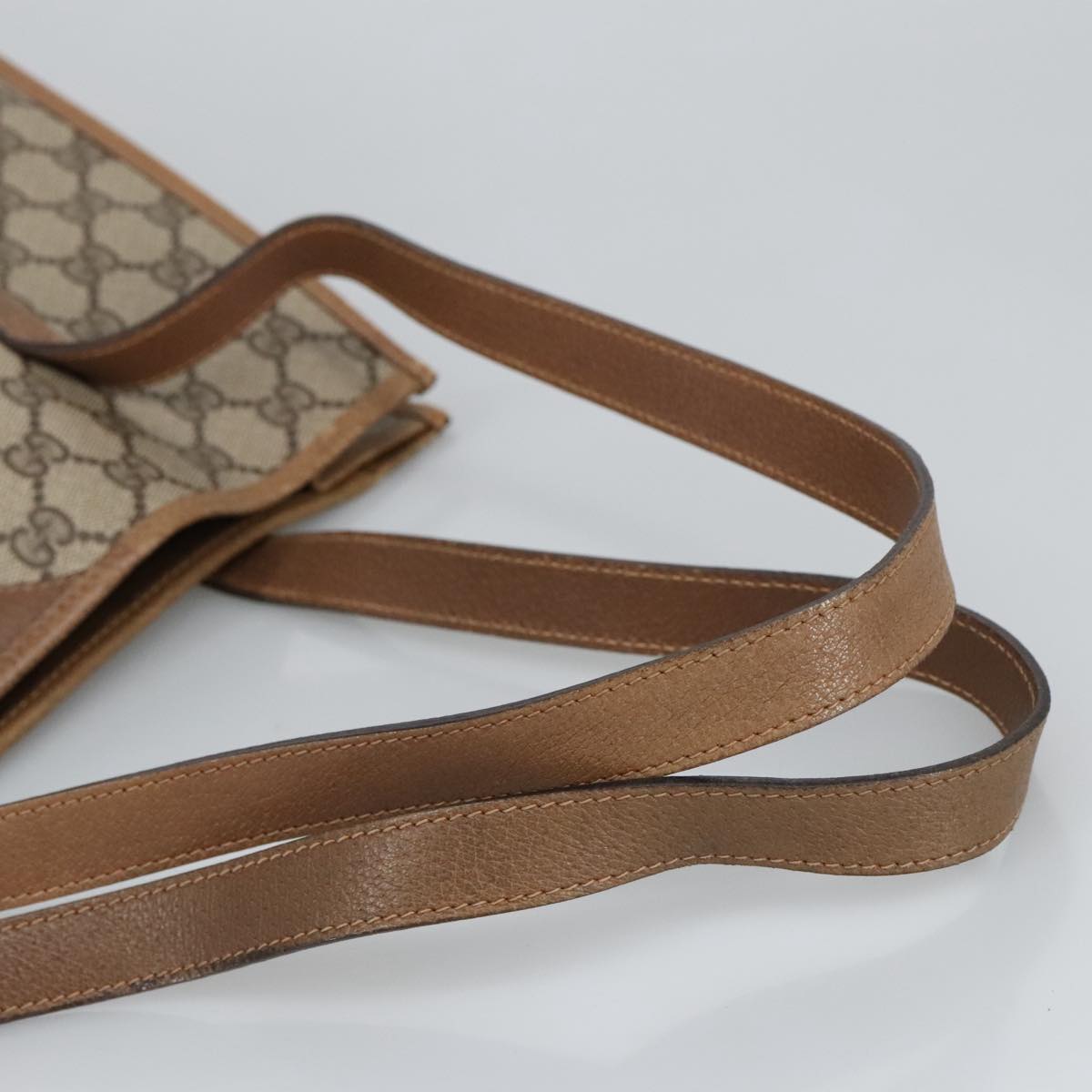 GUCCI GG Supreme Tote Bag PVC Leather Beige Gold 40 02 998 97520
