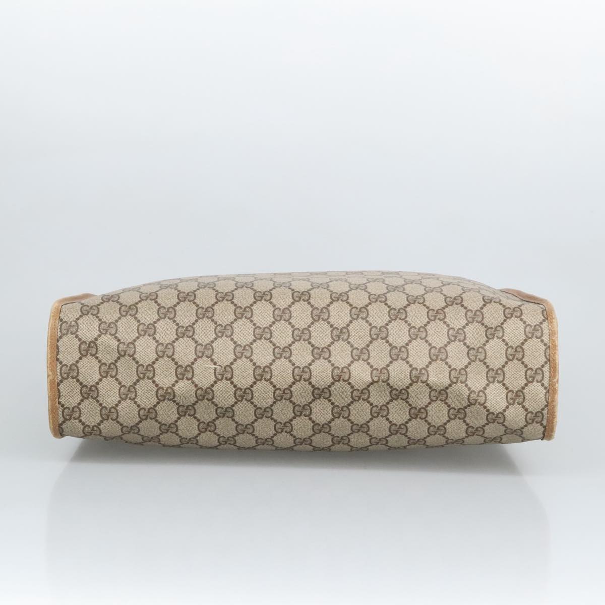GUCCI GG Supreme Tote Bag PVC Leather Beige Gold 40 02 998 97520