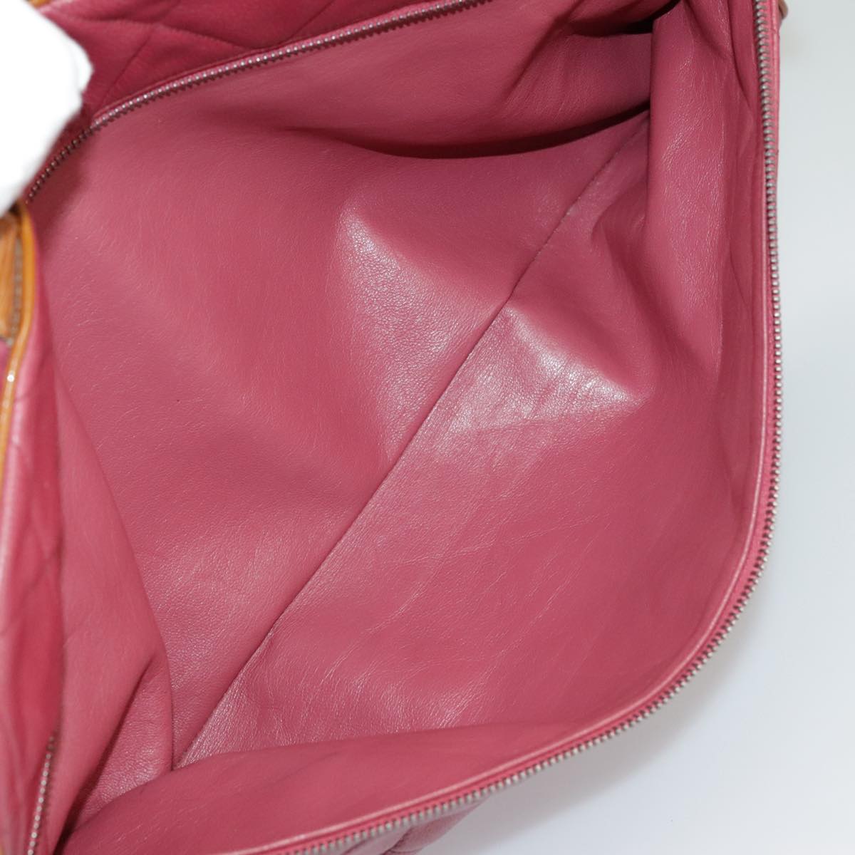 CHANEL Matelasse Boston Bag Caviar Skin Red CC 97743
