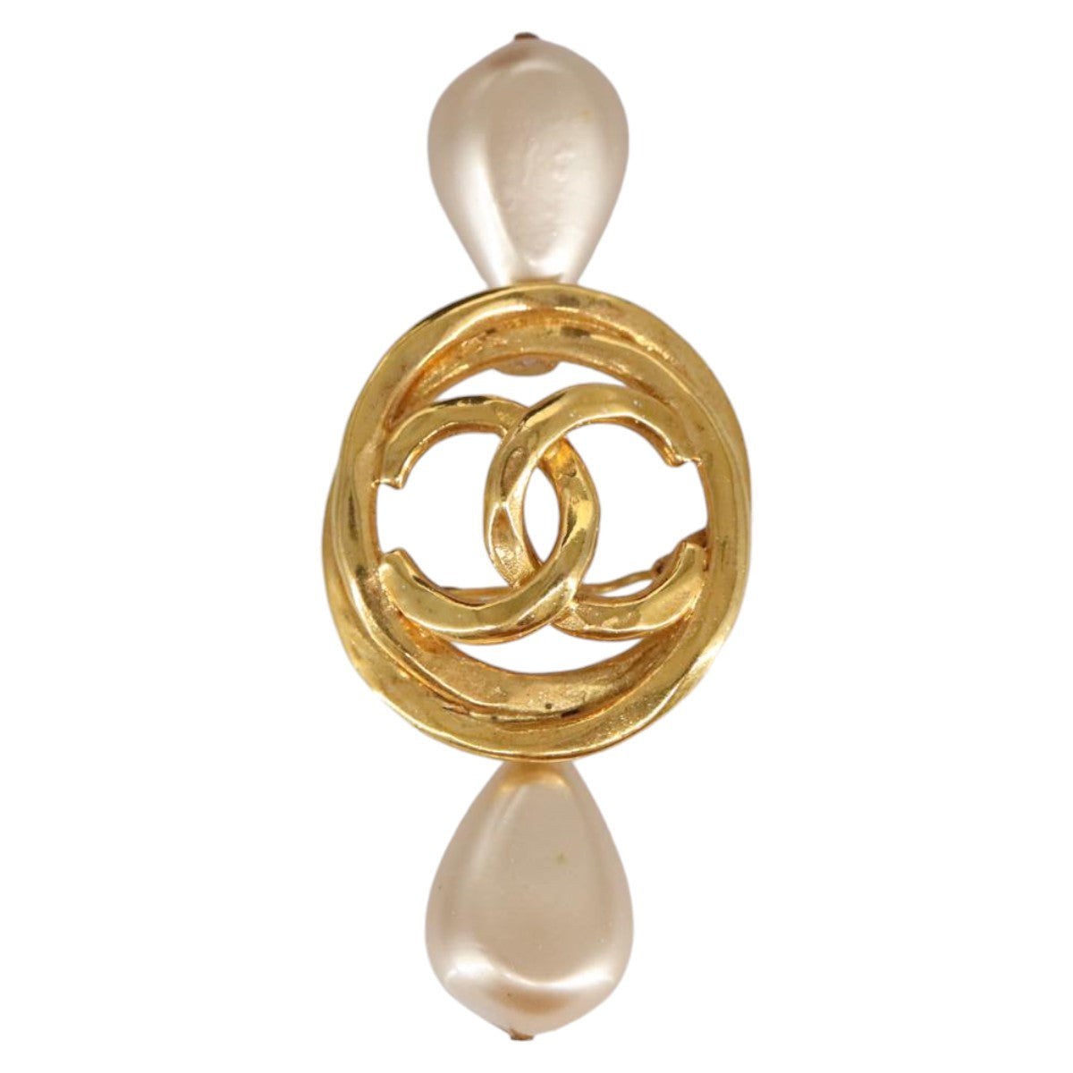 CHANEL COCO Mark Brooch metal Gold CC 97757