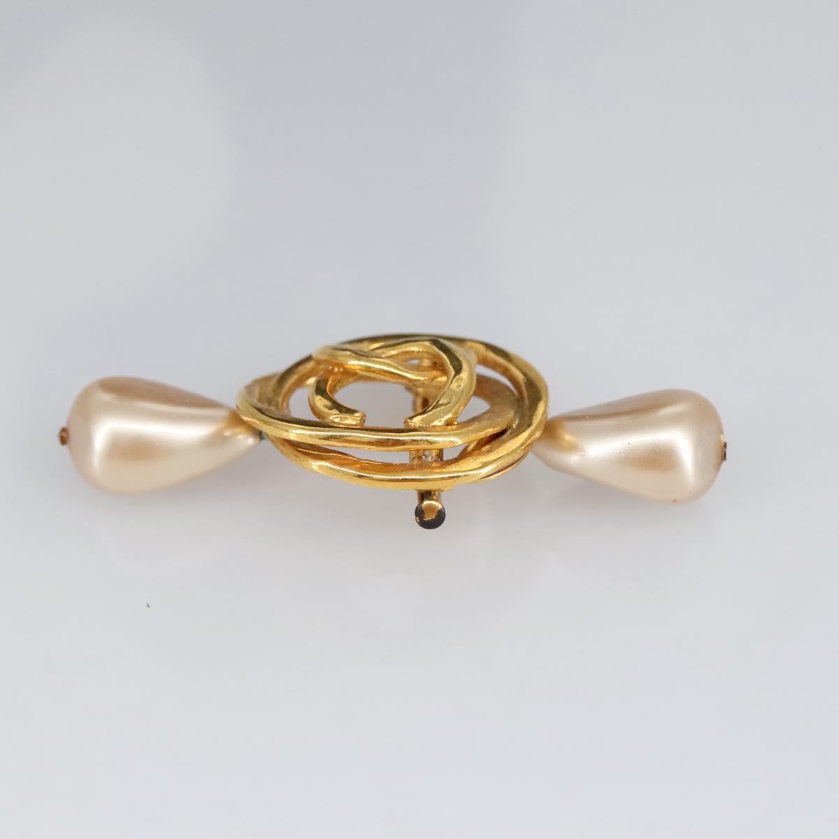 CHANEL COCO Mark Brooch metal Gold CC 97757