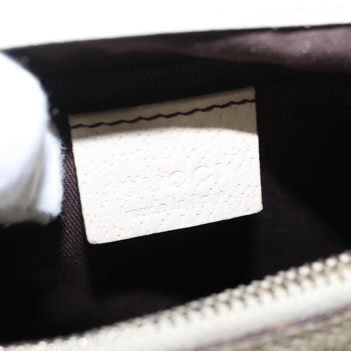 GUCCI GG Canvas Tote Bag Beige Gold 170004 98399