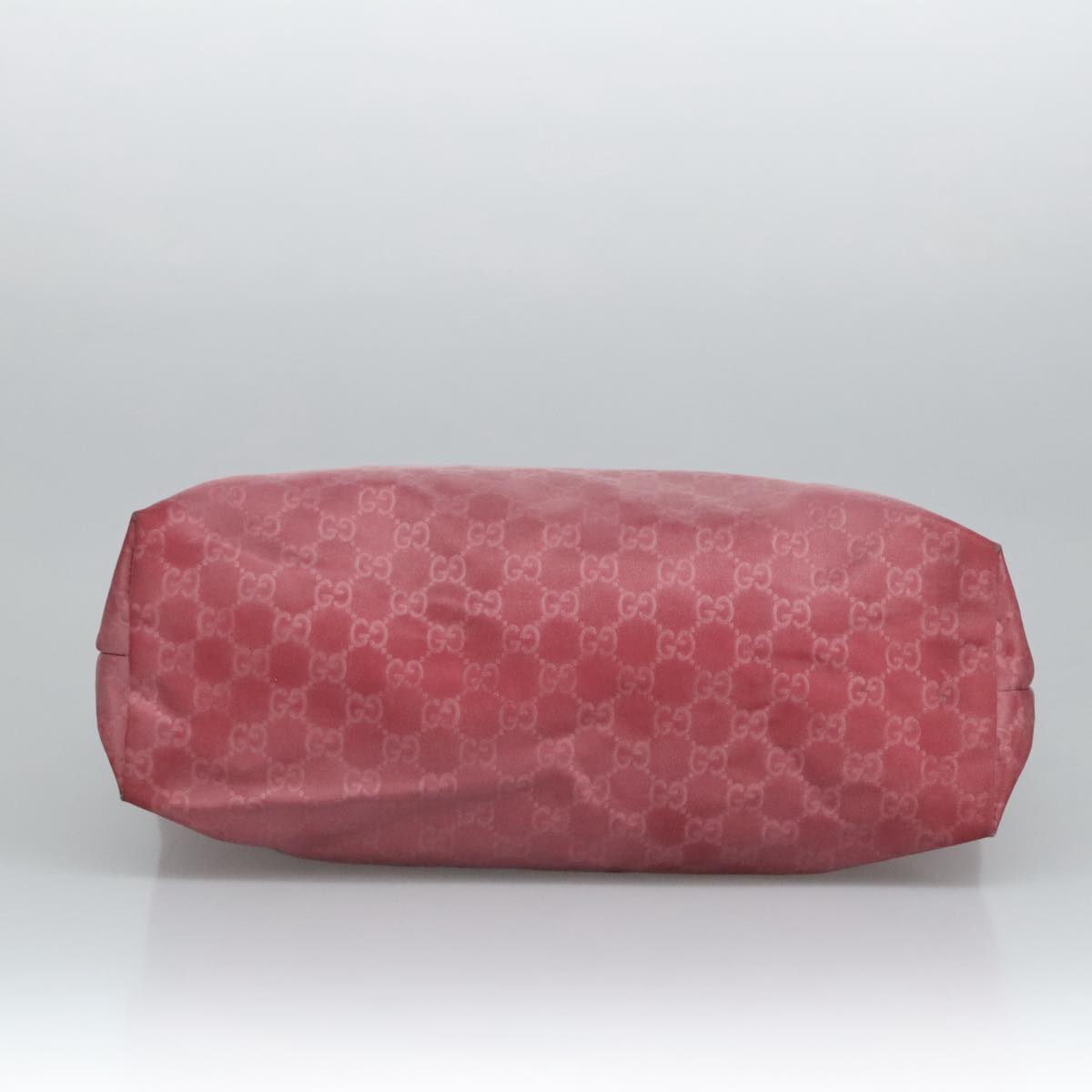 GUCCI GG Canvas Tote Bag Nylon Pink Silver 295252 98421