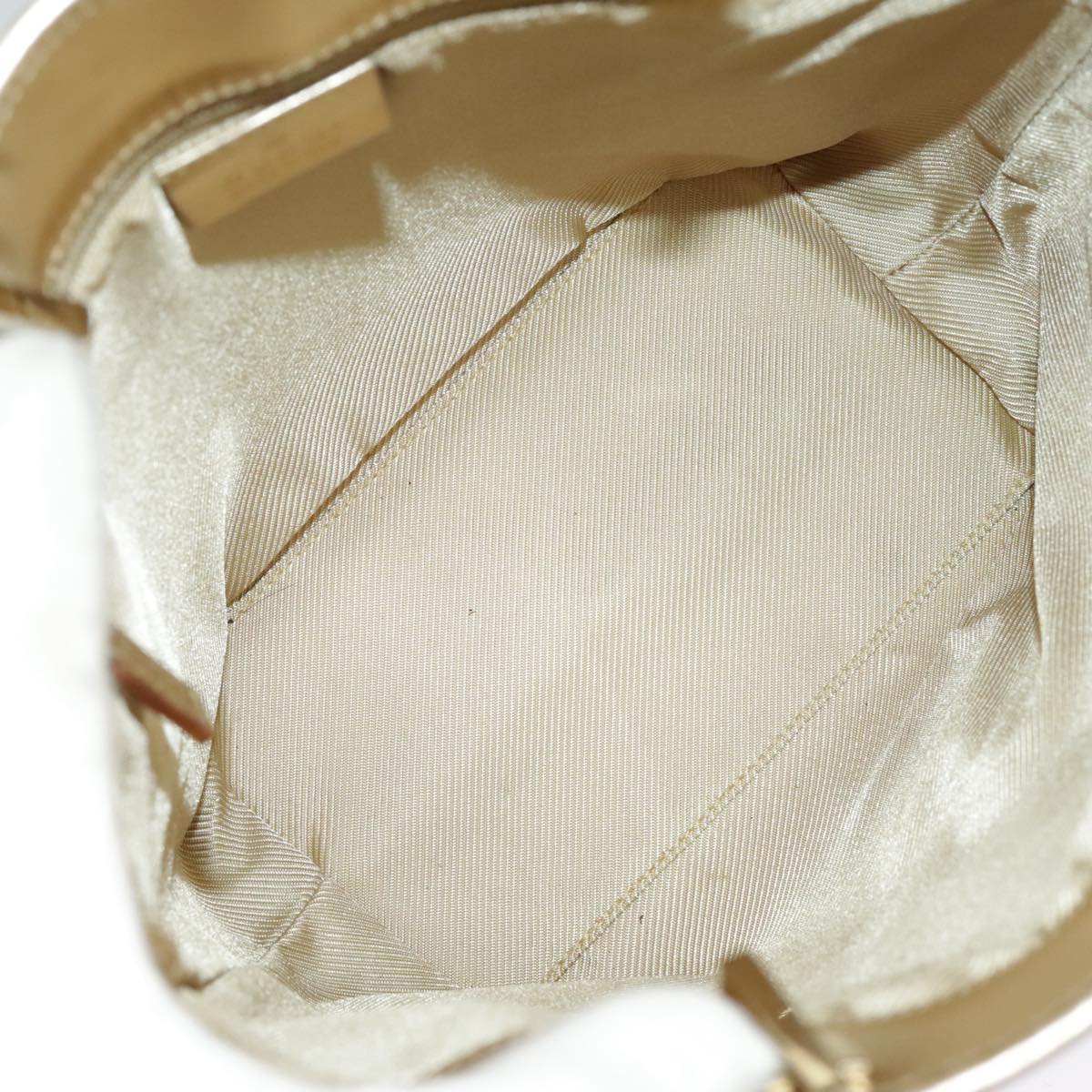 GUCCI GG Canvas Tote Bag Gold Tone Gold 002 1099 98426