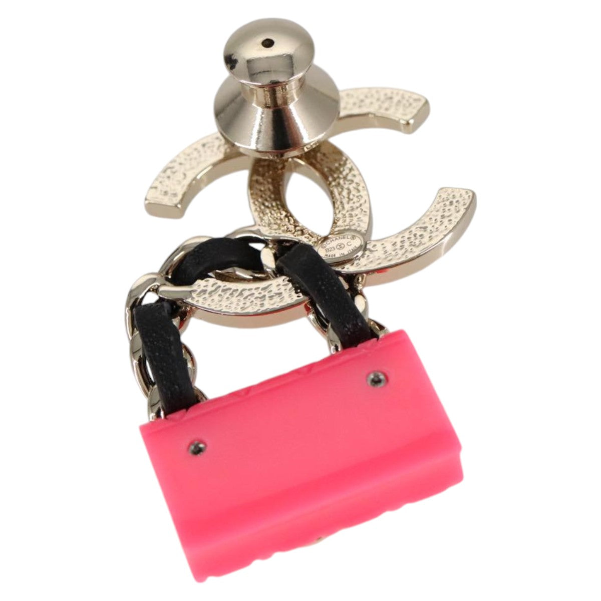 CHANEL COCO Mark Brooch metal Silver CC 98931