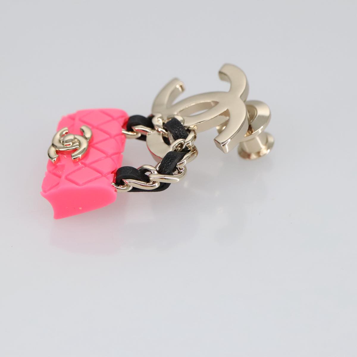 CHANEL COCO Mark Brooch metal Silver CC 98931