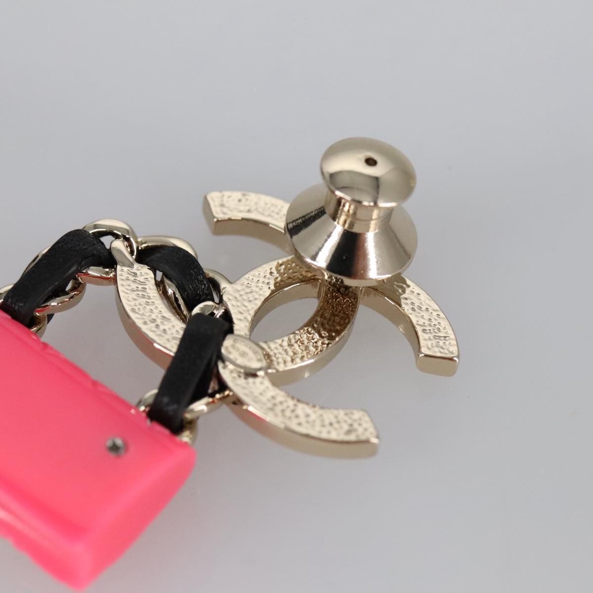 CHANEL COCO Mark Brooch metal Silver CC 98931