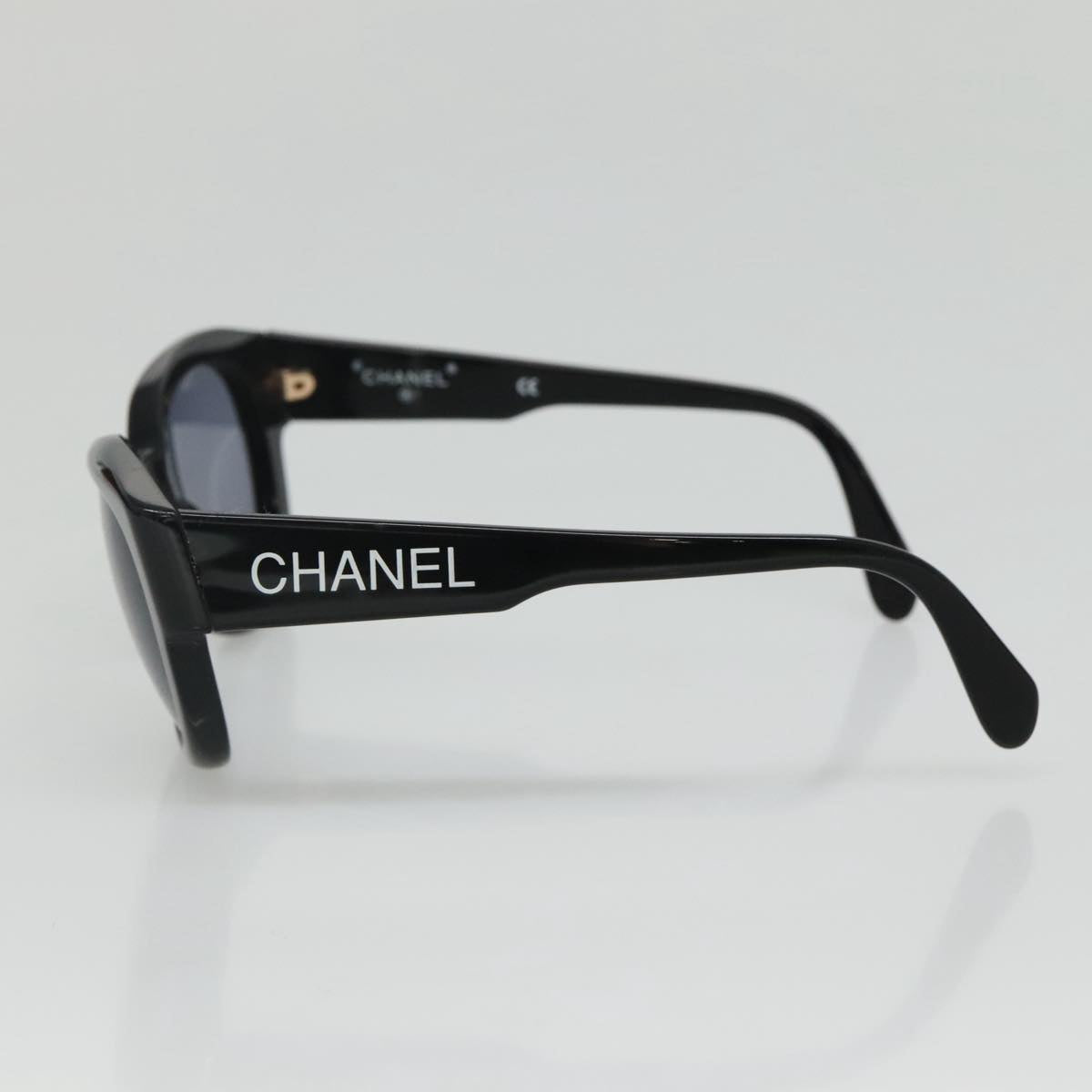 CHANEL Sunglasses plastic Black CC 99551