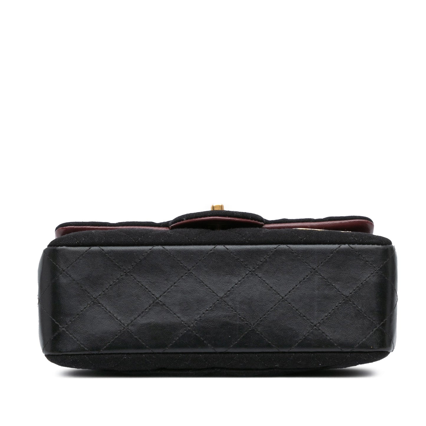 Chanel Sac Mini Rectangular Felt Paris-Hamburg Charms Flap