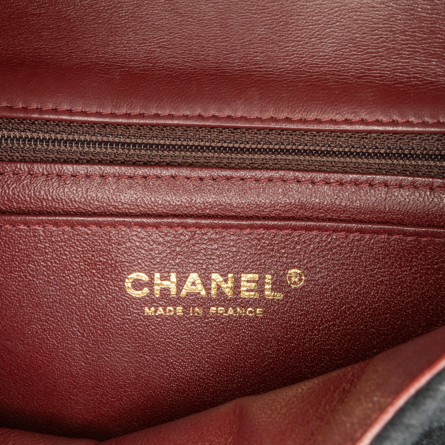 Chanel Sac Mini Rectangular Felt Paris-Hamburg Charms Flap