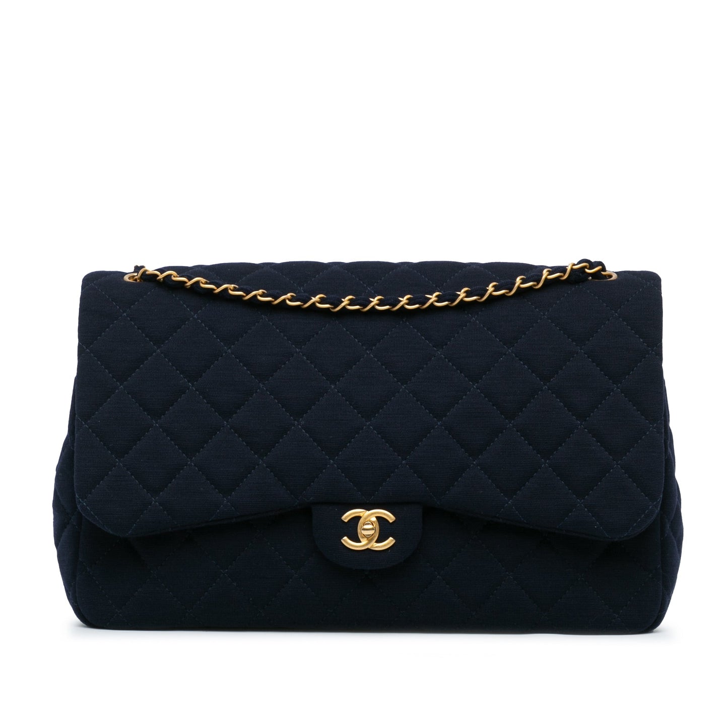 Chanel Sac XL Classic Jersey Single Flap