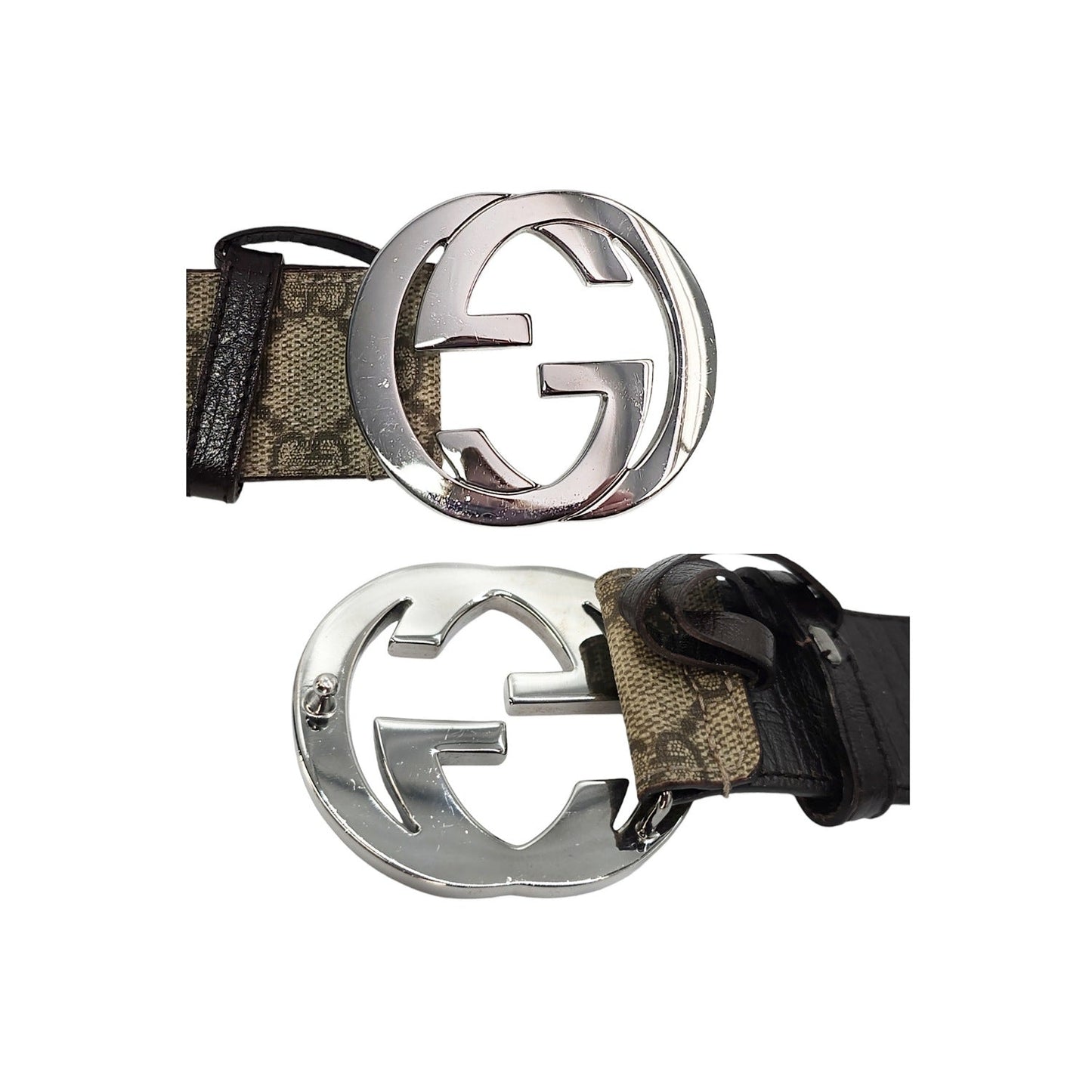 Gucci 40mm GG Supreme Belt Sz 36