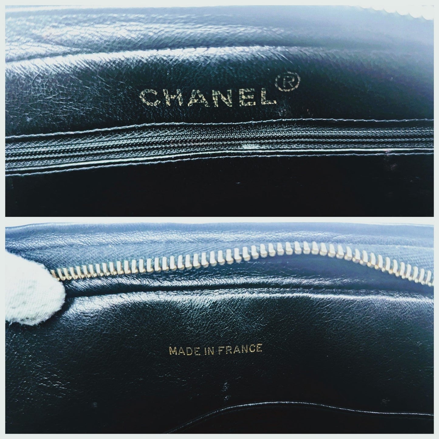 Chanel Vintage Lambskin Quilted Front Pocket Camera Bag